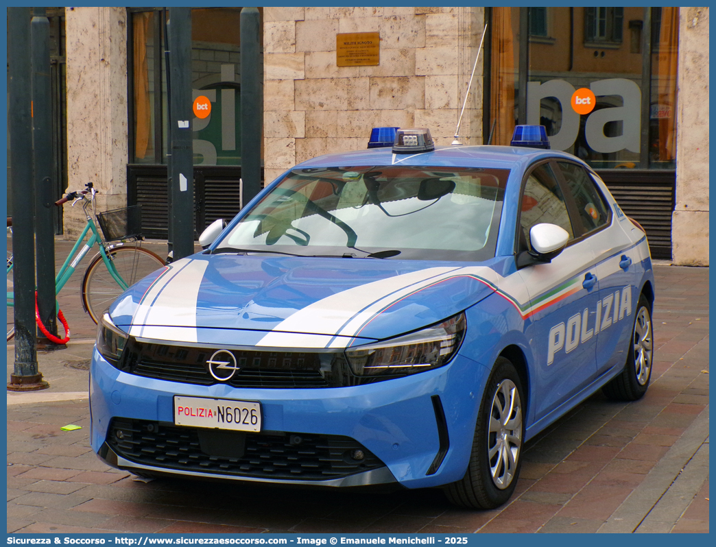 Polizia N6026
Polizia di Stato
Opel Corsa VI serie restyling
Parole chiave: PS;P.S.;Polizia;di;Stato;Pubblica;Sicurezza;Opel;Corsa;Focaccia