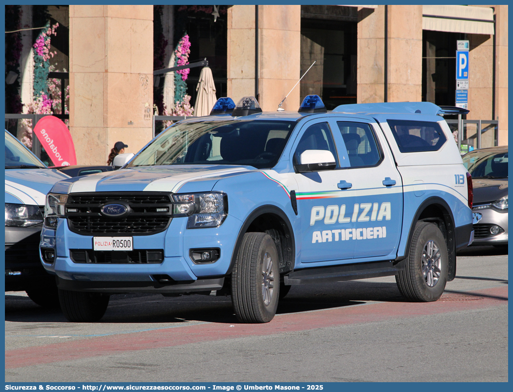 Polizia R0500
Polizia di Stato
Artificieri Antisabotaggio
Ford Ranger V serie
Parole chiave: PS;P.S.;Polizia;di;Stato;Artificieri;Antisabotaggio;Ford;Ranger