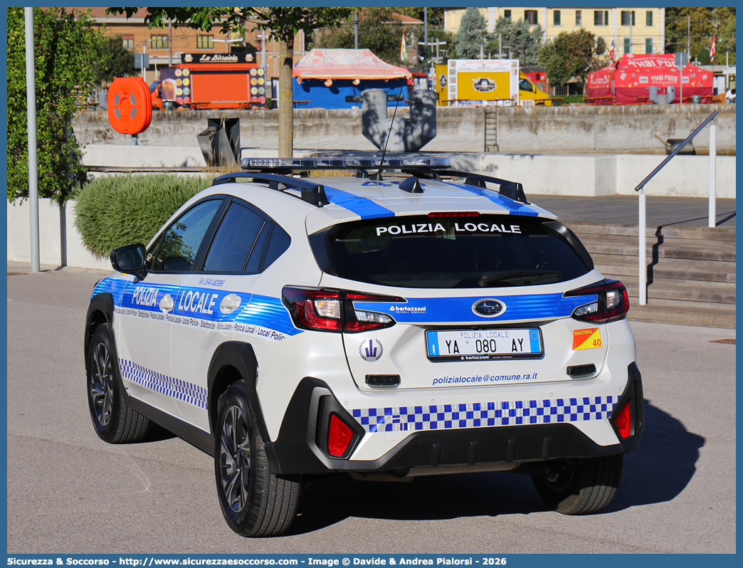 Polizia Locale YA080AY
Polizia Locale
Comune di Ravenna
Subaru Crosstrek
Allestitore Bertazzoni S.r.l.
Parole chiave: Polizia;Locale;Municipale;Ravenna;Subaru;Crosstreck;Bertazzoni;YA080AY;YA 080 AY