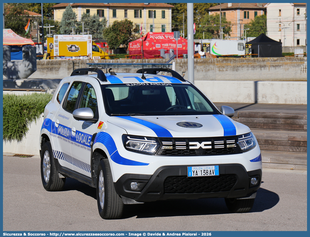 Polizia Locale YA138AV
Polizia Locale
Comune di Ravenna
Dacia Duster II serie restyling
Allestitore Focaccia Group S.r.l.
Parole chiave: Polizia;Locale;Municipale;Ravenna;Dacia;Duster;Focaccia;YA138AV;YA 138 AV