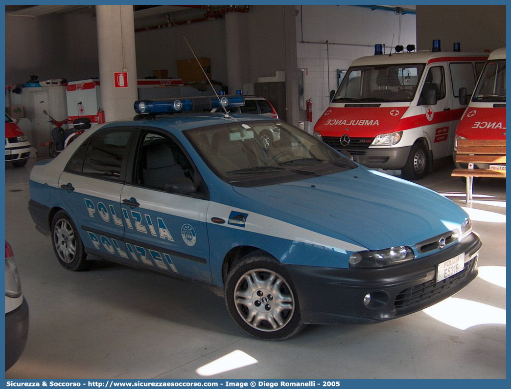 Polizia E5316
Polizia di Stato
Questura di Bolzano
Squadra Volante
Fiat Marea
Parole chiave: PS;P.S.;Polizia;di;Stato;Squadra;Volante;Questura;Bolzano;Fiat;Marea