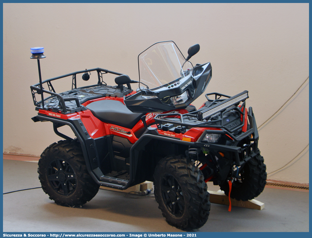 VF A0066
Corpo Nazionale Vigili del Fuoco
Veicoli per Interventi in Ambiente Ostile
Polaris Sportman 1000
Parole chiave: VF;V.F.;VVF;V.V.F.;Corpo;Nazionale;Vigili del Fuoco;Vigili;Fuoco;Ambiente;Ostile;Polaris;Sportsman;1000